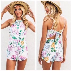 Show Me Your Mumu // Afton Tie Back Romper